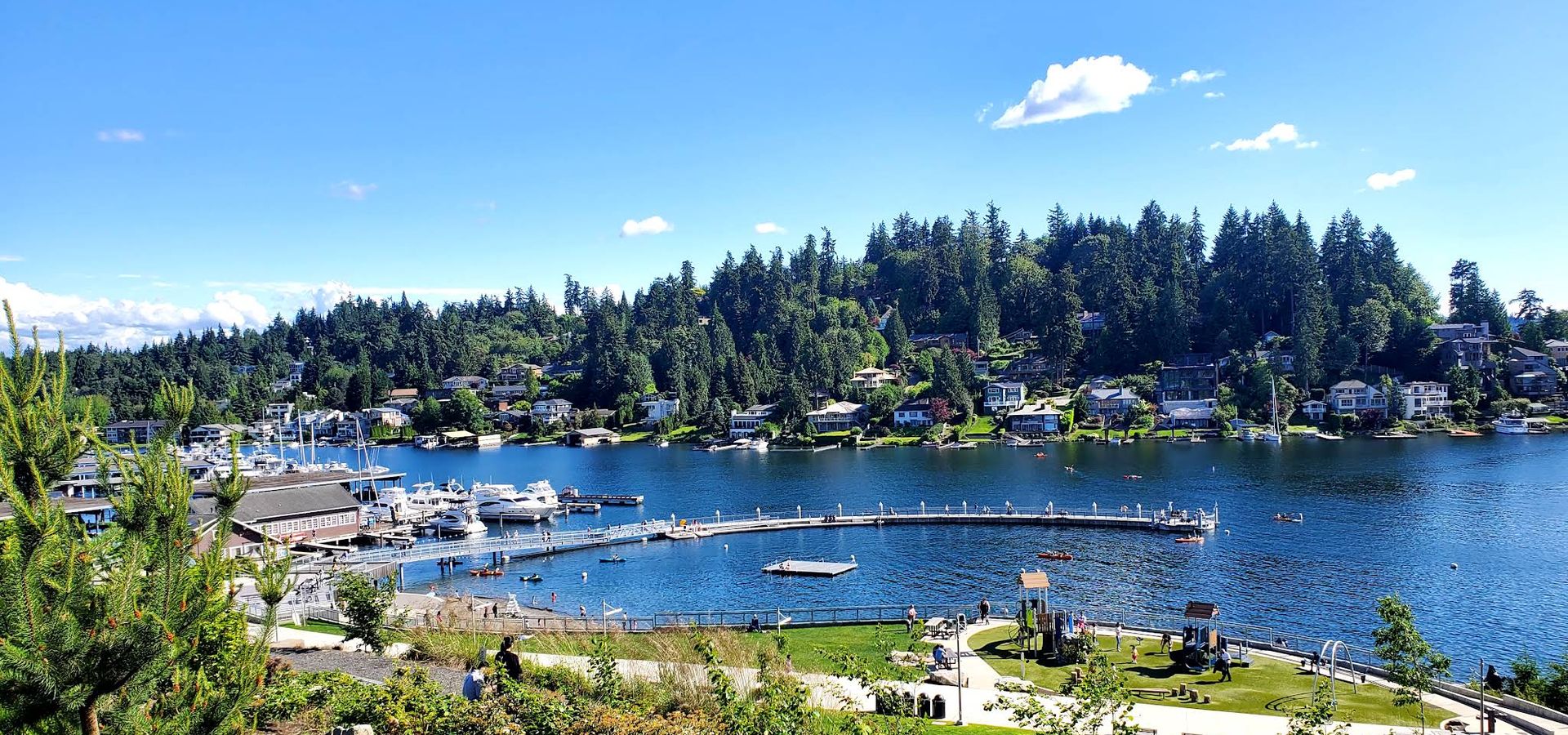 Lake Washington paddle boarding near Seattle